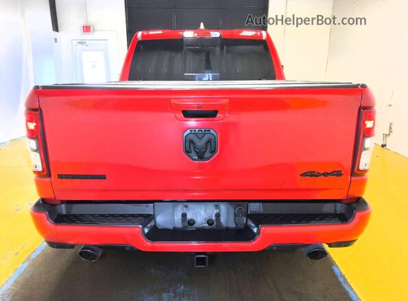 1C6SRFFT3MN674646 2021 RAM 1500 Red Вид ззаду