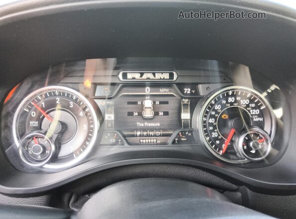 1C6SRFFT3MN674646 2021 RAM 1500 Red Панорамний вид салону 360°