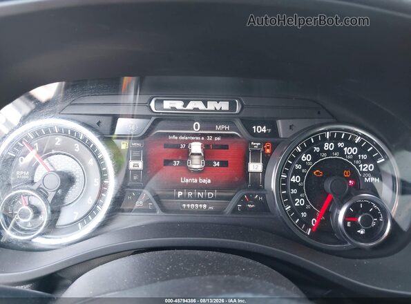 1C6SRFFT3PN536187 2023 RAM 1500 White Vista de los asientos traseros