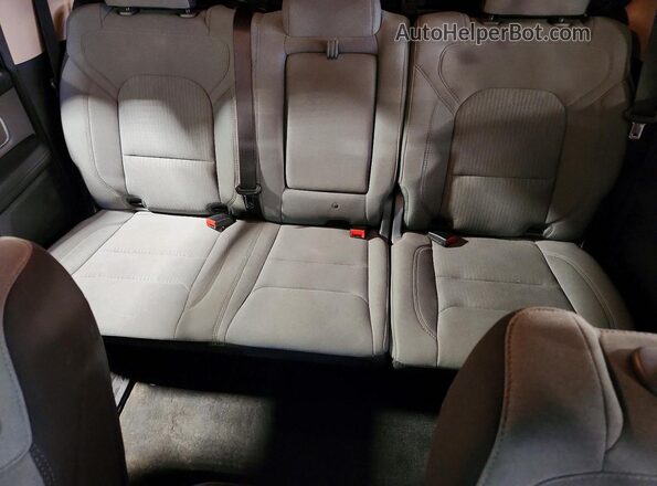 1C6SRFFT4LN200316 2020 RAM 1500 Gray Rear seats view