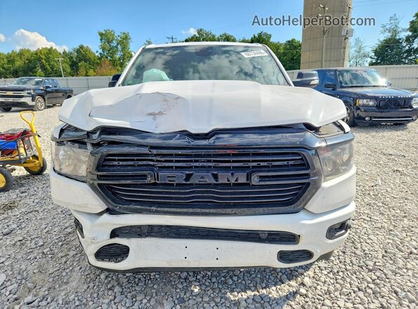 1C6SRFFT4MN507292 2021 RAM 1500 White Instrument cluster view