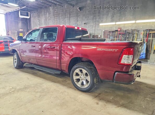 1C6SRFFT4NN419053 2022 RAM 1500 Burgundy Tył lewy