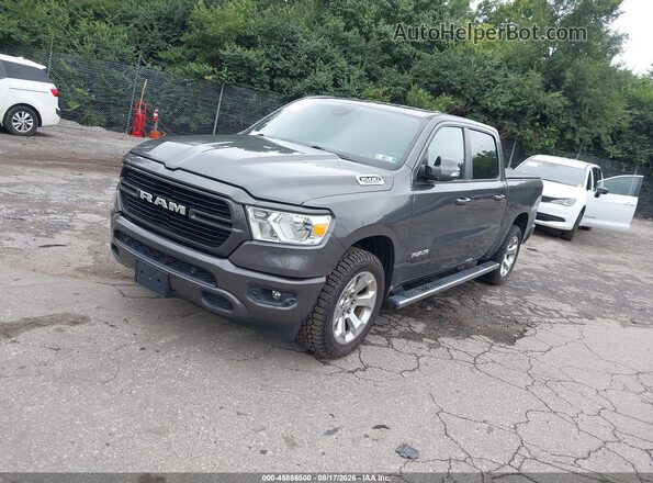 1C6SRFFT5KN566168 2019 RAM 1500 Серый Передняя левая четверть