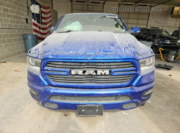 1C6SRFFT5KN864588 2019 RAM 1500 Blue Front view