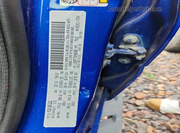 1C6SRFFT5KN864588 2019 RAM 1500 Blue VIN sticker view
