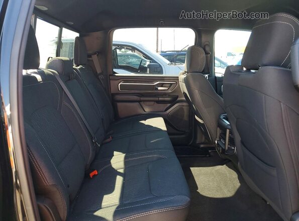 1C6SRFFT5KN895209 2019 RAM 1500 Black Rear seats view