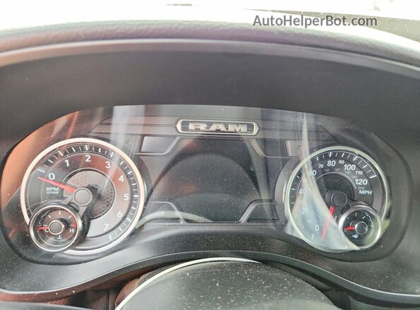 1C6SRFFT5LN103111 2020 RAM 1500 Black Вид щитка приладів