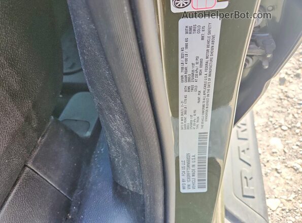 1C6SRFFT5MN668329 2021 RAM 1500 Green Engine compartment view