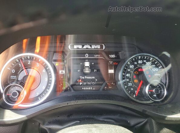 1C6SRFFT5PN602089 2023 RAM 1500 Black Vista del cuadro de instrumentos