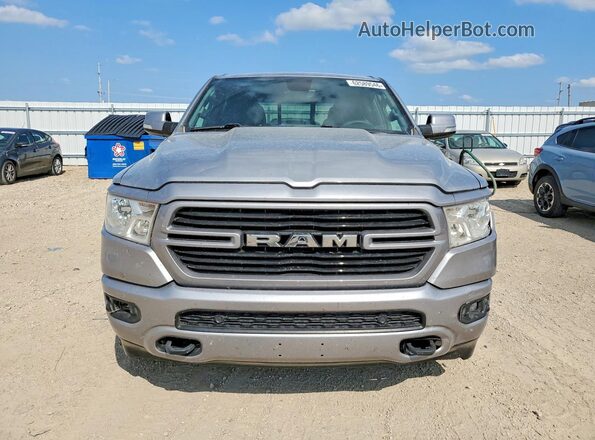 1C6SRFFT6KN766590 2019 RAM 1500 Silver Front view
