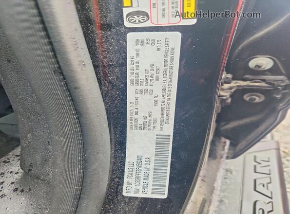 1C6SRFFT6PN592480 2023 RAM 1500 Black Շարժիչի բաժամունքի տեսք