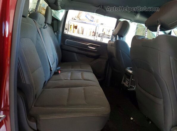 1C6SRFFT7KN587328 2019 RAM 1500 Burgundy Rear seats view