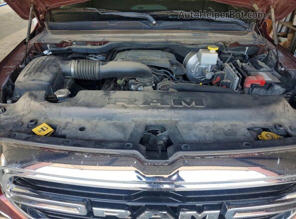 1C6SRFFT7KN587328 2019 RAM 1500 Burgundy Rear interior view