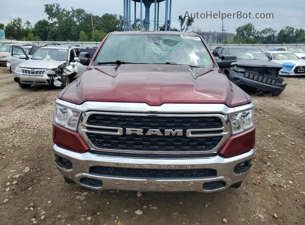 1C6SRFFT7NN447560 2022 RAM 1500 Темно-бордовый Вид спереди
