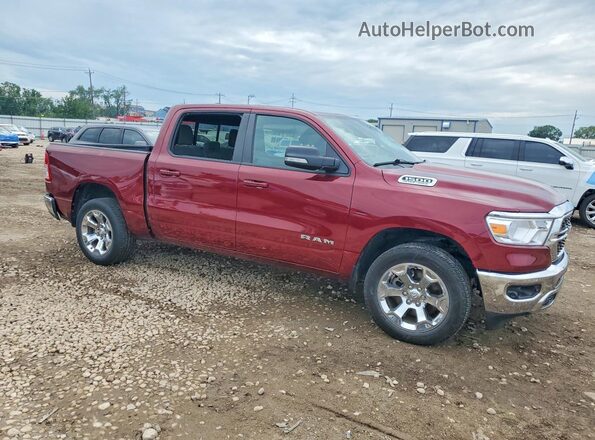 1C6SRFFT7NN447560 2022 RAM 1500 Темно-бордовый Передняя правая четверть