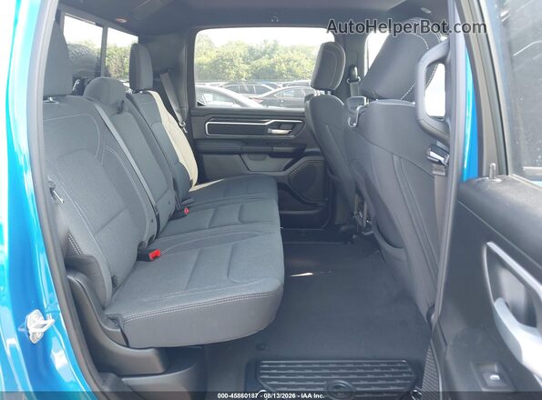 1C6SRFFT7PN685301 2023 RAM 1500 Blue Vista de la etiqueta del VIN