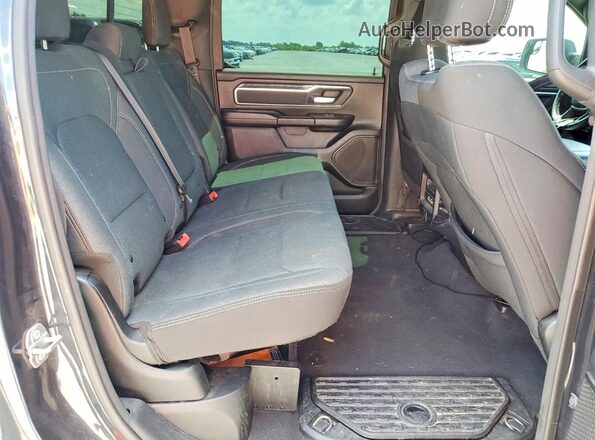 1C6SRFFT8KN571719 2019 RAM 1500 Charcoal Rear seats view