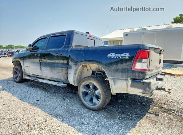 1C6SRFFT8KN585393 2019 RAM 1500 Черный Задняя левая четверть