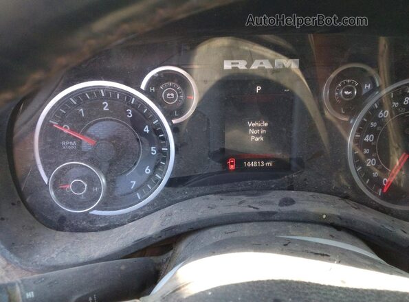 1C6SRFFT8KN660237 2019 RAM 1500 Gray Սարքավորումների վահանակի տեսք
