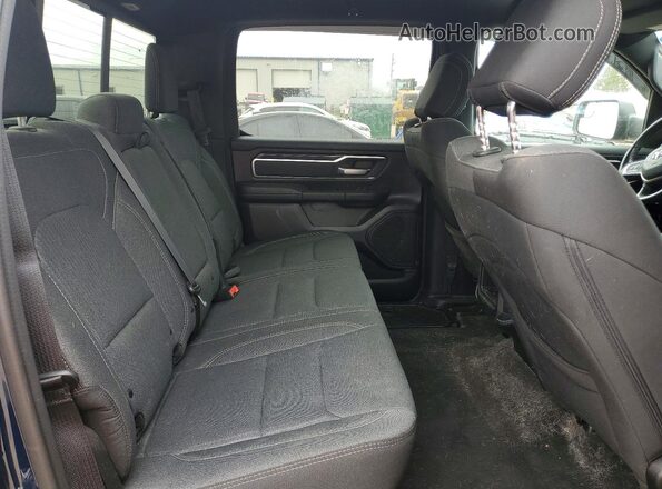 1C6SRFFT8KN918983 2019 RAM 1500 Blue Rear seats view