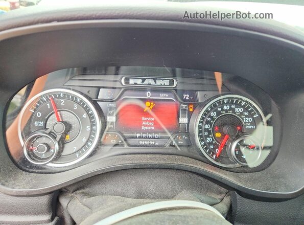 1C6SRFFT8MN729902 2021 RAM 1500 Black Vista del cuadro de instrumentos