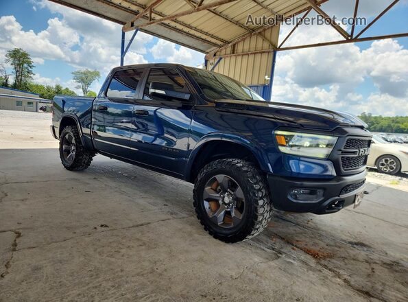 1C6SRFFTXLN383592 2020 RAM 1500 Blue Front right