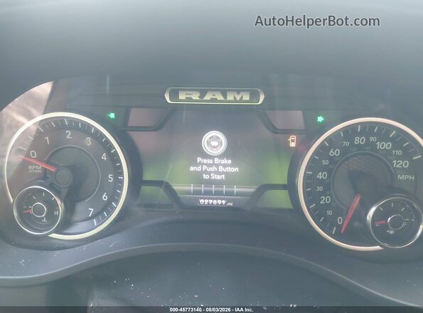 1C6SRFFTXNN236322 2022 RAM 1500 White Հետևի նստատեղերի տեսք