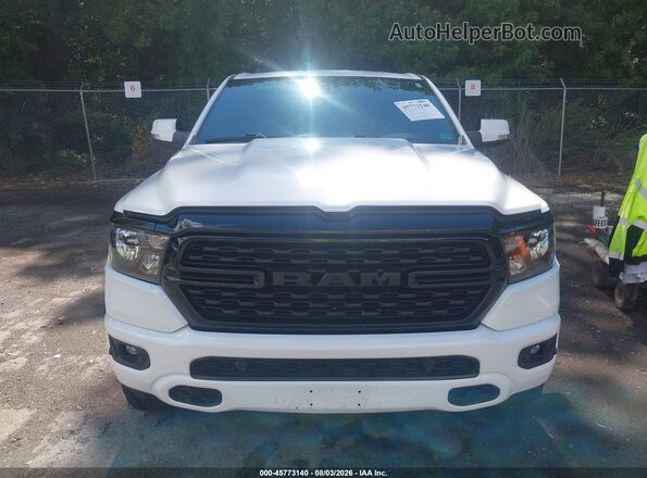 1C6SRFFTXNN236322 2022 RAM 1500 White Առջևի վահանակի տեսք