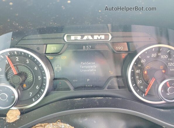 1C6SRFFTXTN234695 2026 RAM 1500 Charcoal Vista del cuadro de instrumentos