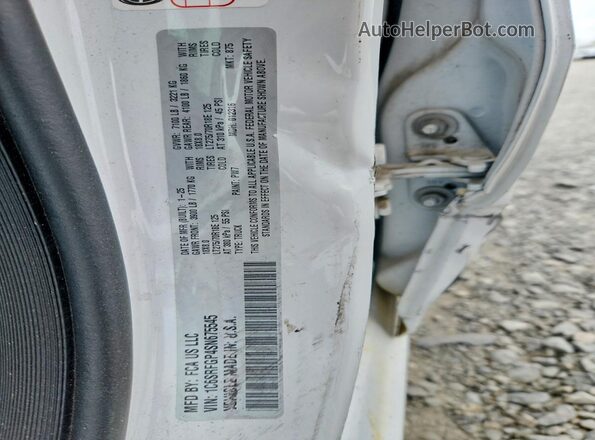 1C6SRFGP4SN675545 2025 RAM 1500 White Widok naklejki z numerem VIN