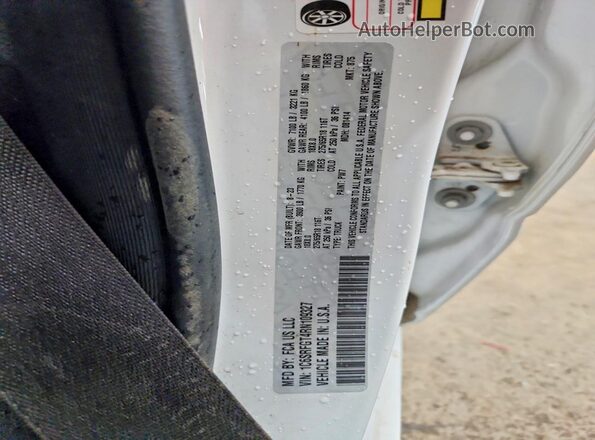 1C6SRFGT4RN109327 2024 RAM 1500 White Vista del compartimento del motor
