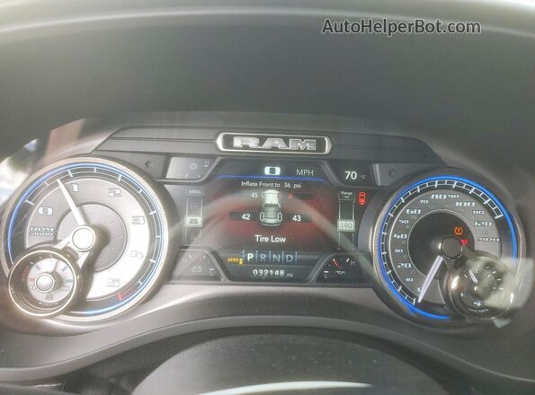 1C6SRFHM3MN763140 2021 RAM 1500 Charcoal Vista del cuadro de instrumentos