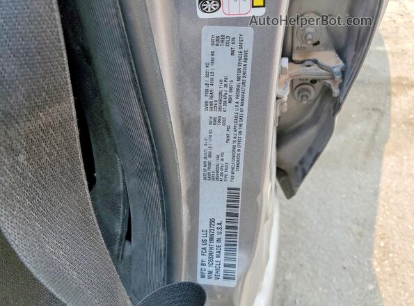 1C6SRFHT1MN737255 2021 RAM 1500 Silver Շարժիչի բաժամունքի տեսք