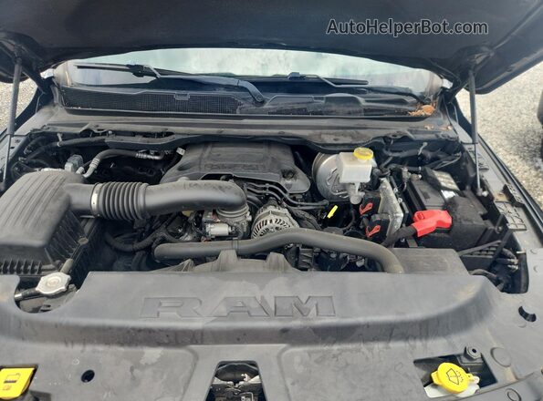 1C6SRFHT3LN371202 2020 RAM 1500 Black უკანა სალონის ხედი