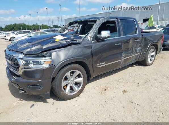 1C6SRFHT5LN217543 2020 RAM 1500 Gray Առջևի ձախ երեք քառորդ տեսարան