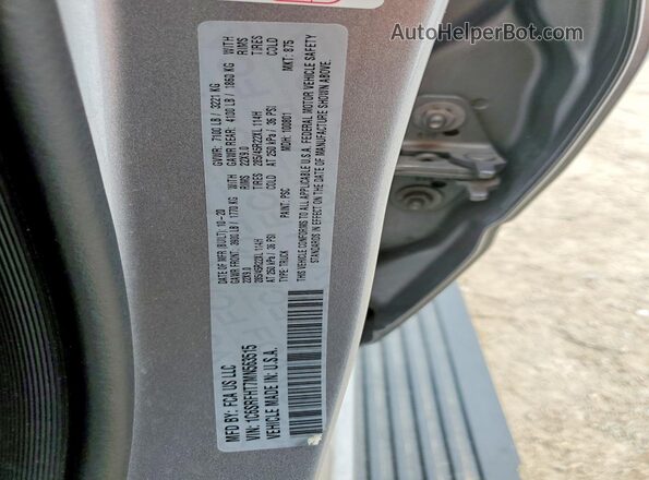 1C6SRFHT7MN563515 2021 RAM 1500 Silver Engine compartment view