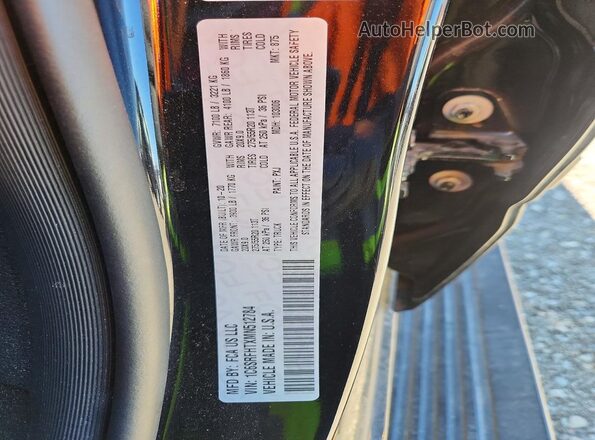 1C6SRFHTXMN512784 2021 RAM 1500 Черный Вид наклейки с VIN-кодом