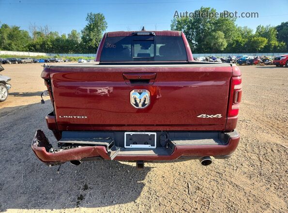1C6SRFHTXPN682681 2023 RAM 1500 Burgundy Vista trasera