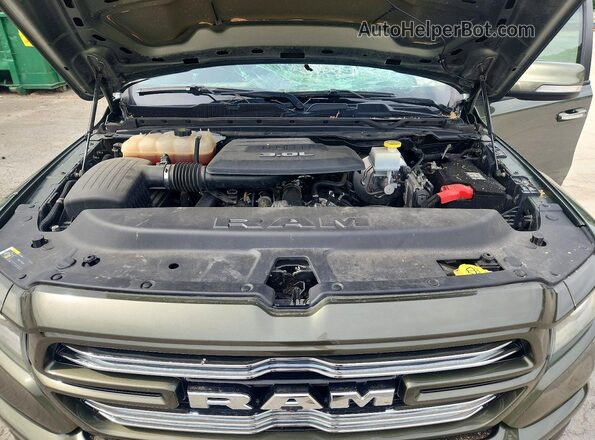 1C6SRFJM8MN611638 2021 RAM 1500 Green Սալոնի հետևի տեսք