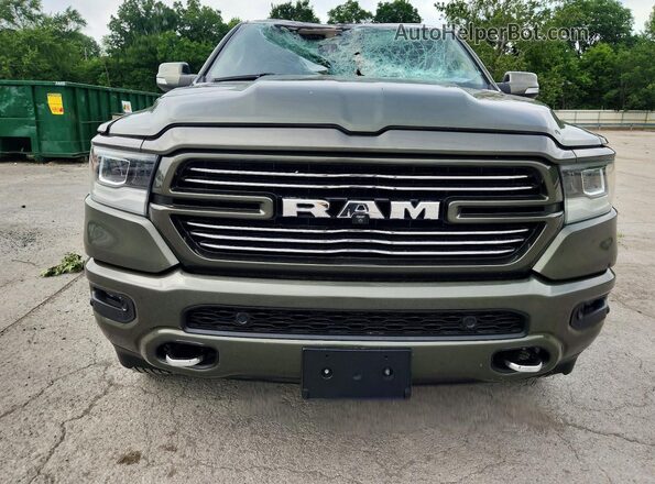 1C6SRFJM8MN611638 2021 RAM 1500 Green Դիմացի տեսք