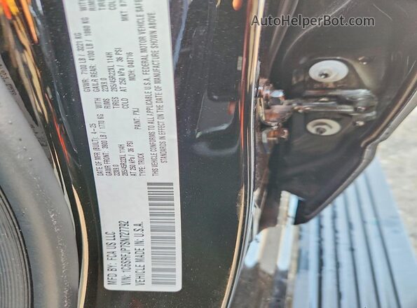 1C6SRFJP7SN727792 2025 RAM 1500 Black ძრავის განყოფილების ხედი