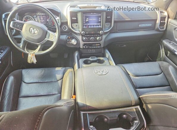 1C6SRFJT0LN196367 2020 RAM 1500 Black Dashboard view