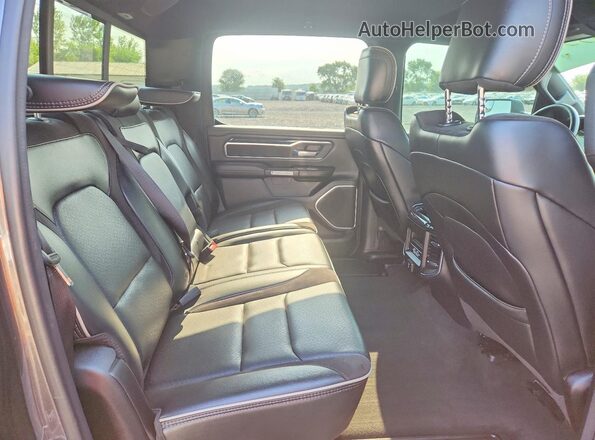 1C6SRFJT0LN196367 2020 RAM 1500 Black Rear seats view