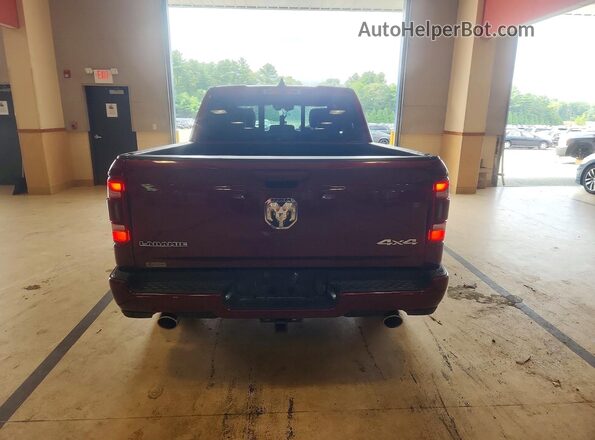 1C6SRFJT0MN623645 2021 RAM 1500 Red უკანა ხედი