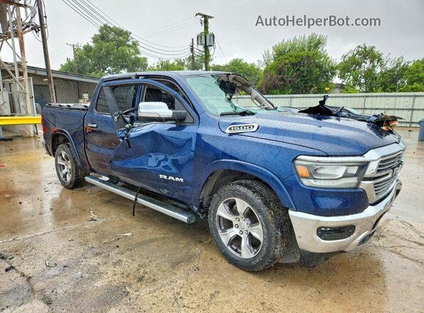 1C6SRFJT1NN199216 2022 RAM 1500 Синий Передняя правая четверть