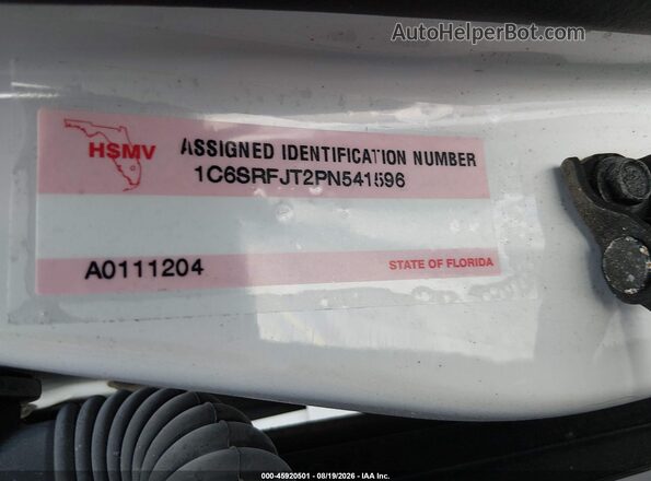 1C6SRFJT2PN541596 2023 RAM 1500 White Շարժիչի բաժամունքի տեսք