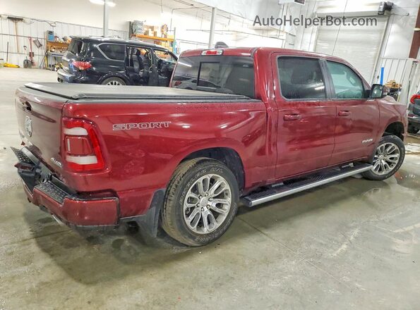 1C6SRFJT2PN634991 2023 RAM 1500 Темно-бордовый Задняя правая четверть