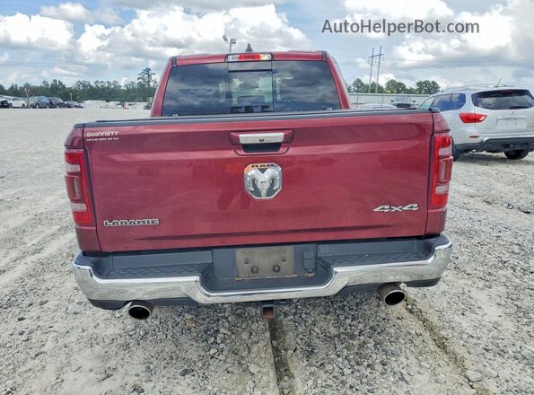 1C6SRFJT3KN653932 2019 RAM 1500 Burgundy Вид ззаду
