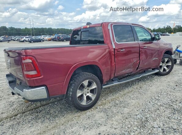1C6SRFJT3KN653932 2019 RAM 1500 Burgundy Задня права чверть