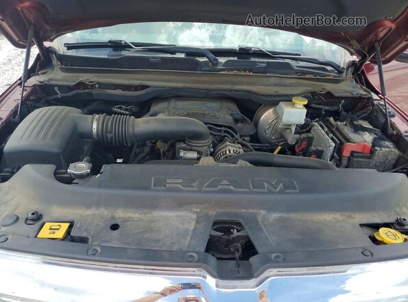 1C6SRFJT3KN653932 2019 RAM 1500 Burgundy Вид задньої частини салону